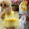 Flower Lace Dress Pet Cat Clothes