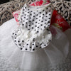 Flower Lace Dress Pet Cat Clothes