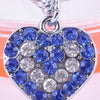 Heart Shaped Rhinestones Pet Collar Jewelry