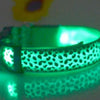 Leopard Print Design Flashing LED Pet Collar