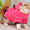 Two-Sided Cute Sweet Cat Patterned Pet Clothes