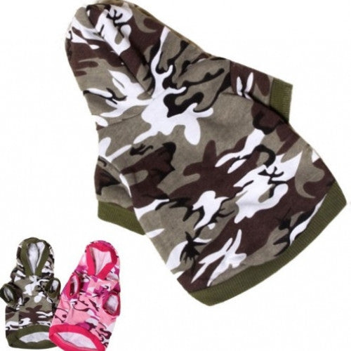 Sweatshirt Camouflage Pet Coats